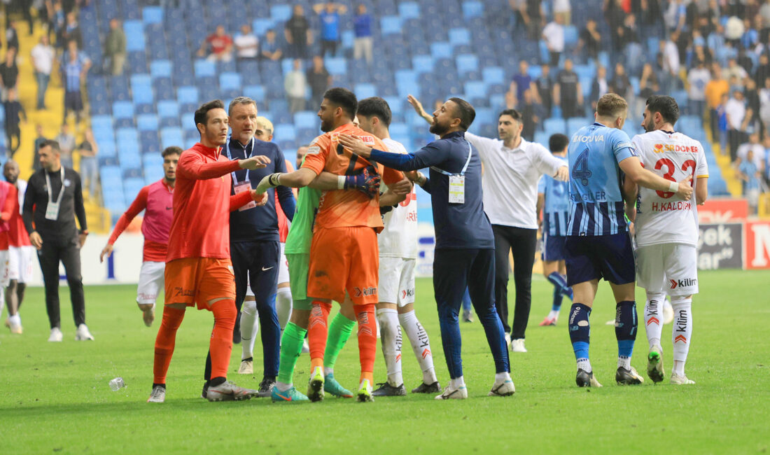 Trendyol Süper Lig’in 32. haftasında Adana’da oynanan Adana Demirspor ve