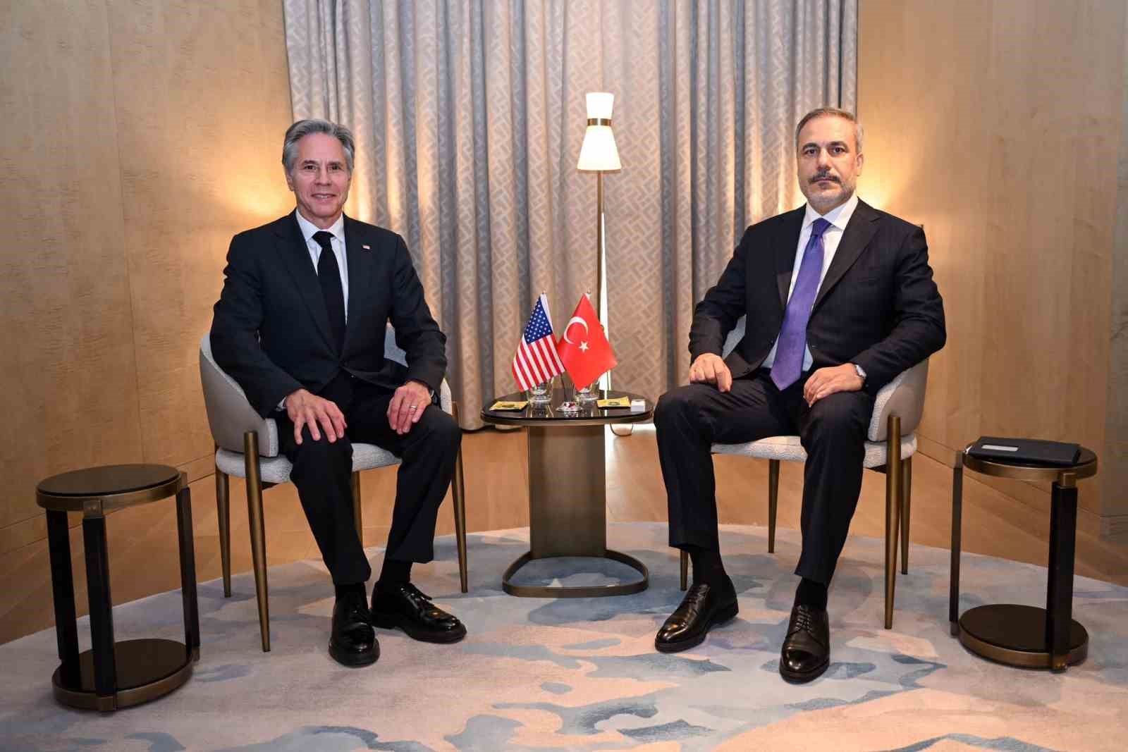 Dışişleri Bakanı Hakan Fidan, Suudi Arabistan’da ABD’li mevkidaşı Antony Blinken
