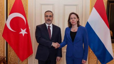 Dışişleri Bakanı Hakan Fidan, Hollandalı mevkidaşı Hanke Bruins Slot ile