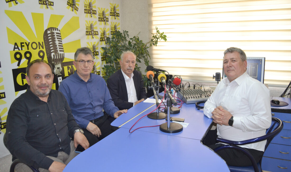 Gün FM’de yayınlanan Basın Odası programında Afyon Belediyesi başkanlık makamında