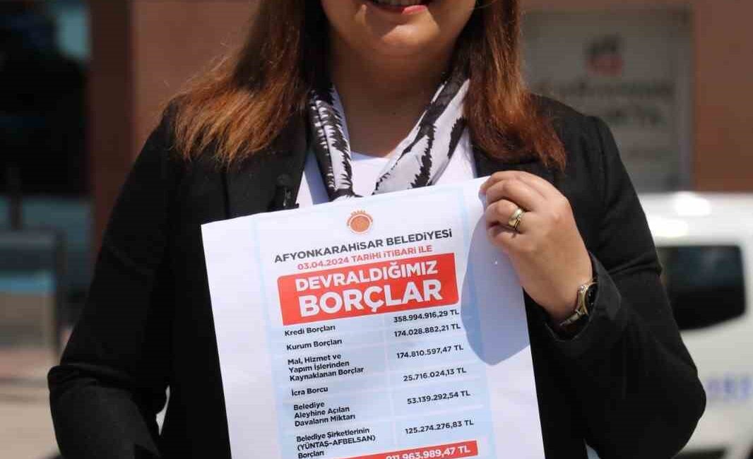 Afyonkarahisar Belediye Başkanı Burcu Köksal, göreve geldikleri andan itibaren belediyede