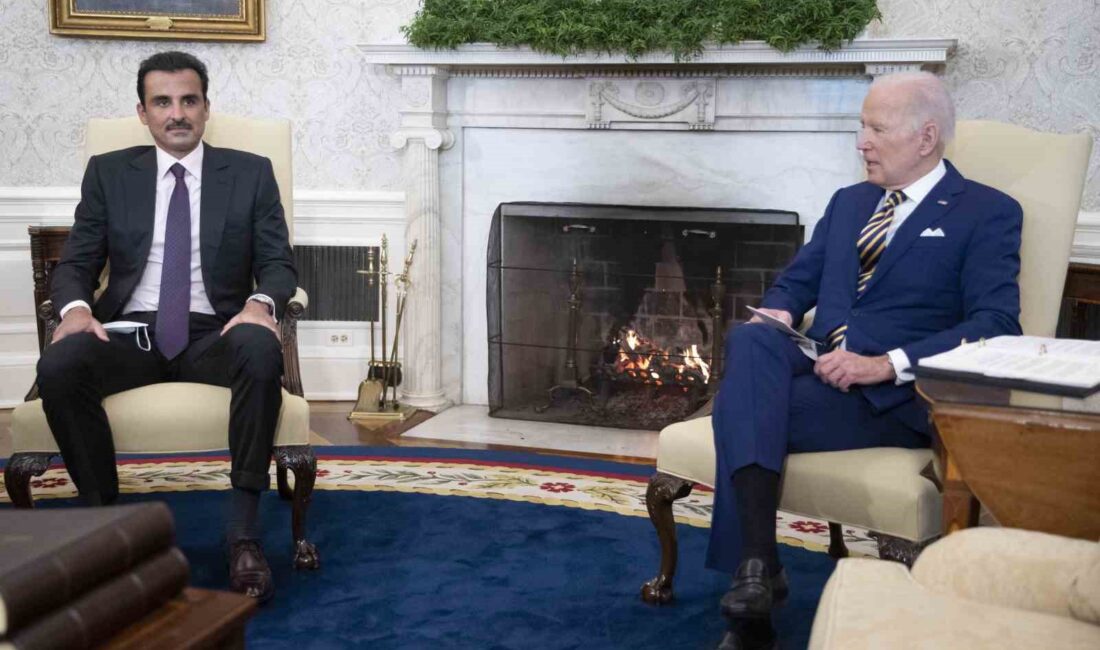 ABD Başkanı Joe Biden, Mısır Cumhurbaşkanı Abdülfettah es-Sisi ve Katar