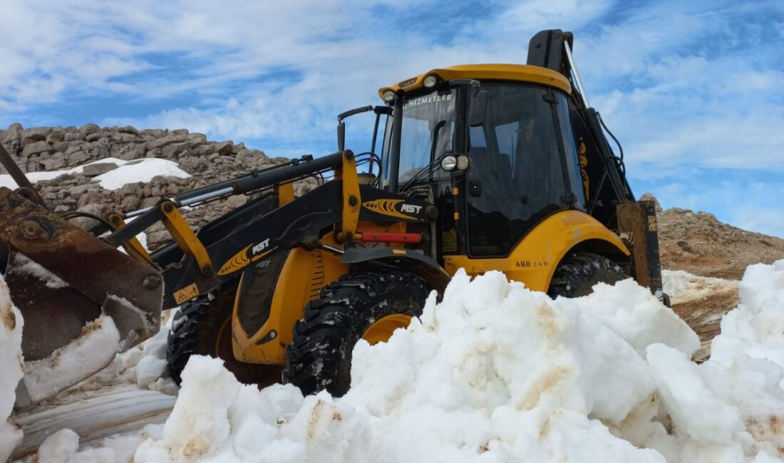 Yayla yolları ulaşıma açıldı Antalya Büyükşehir Belediyesi Akseki ilçesi Göktepe