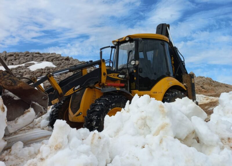 Yayla yolları ulaşıma açıldı Antalya Büyükşehir Belediyesi Akseki ilçesi Göktepe
