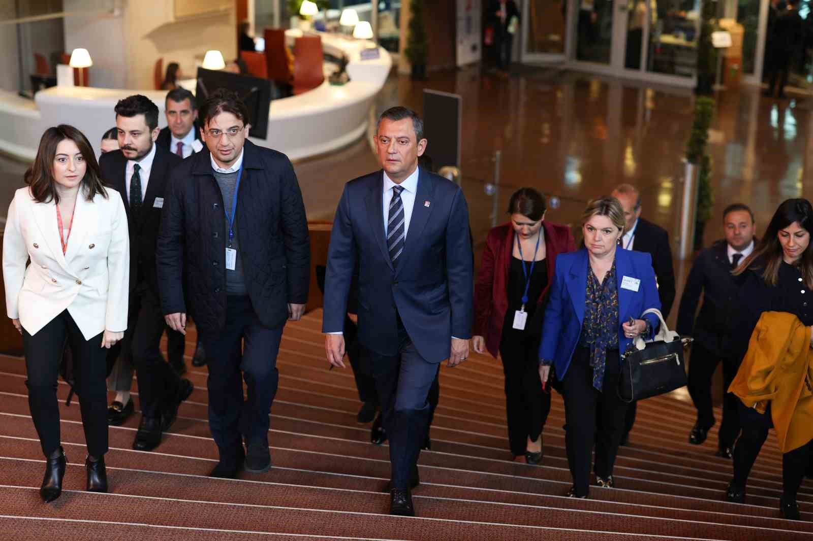 Cumhuriyet Halk Partisi (CHP) Genel Başkanı Özgür Özel, Avrupa Konseyi