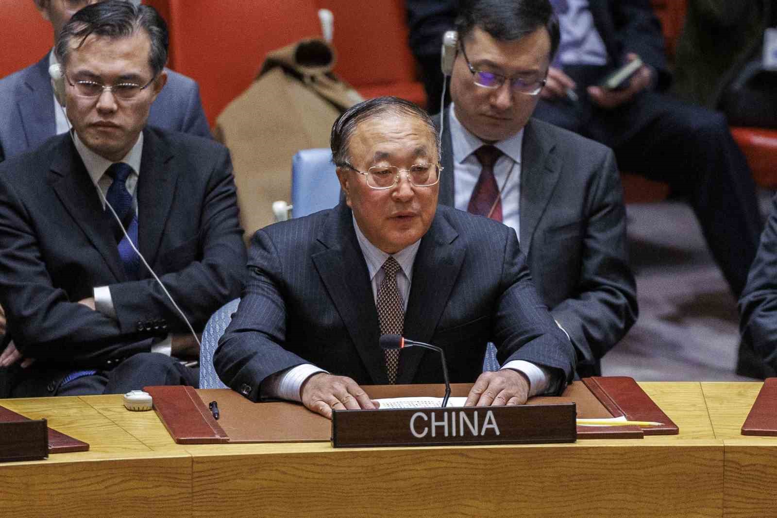Çin’in Birleşmiş Milletler (BM) Daimi Temsilcisi Zhang Jun, BM Güvenlik
