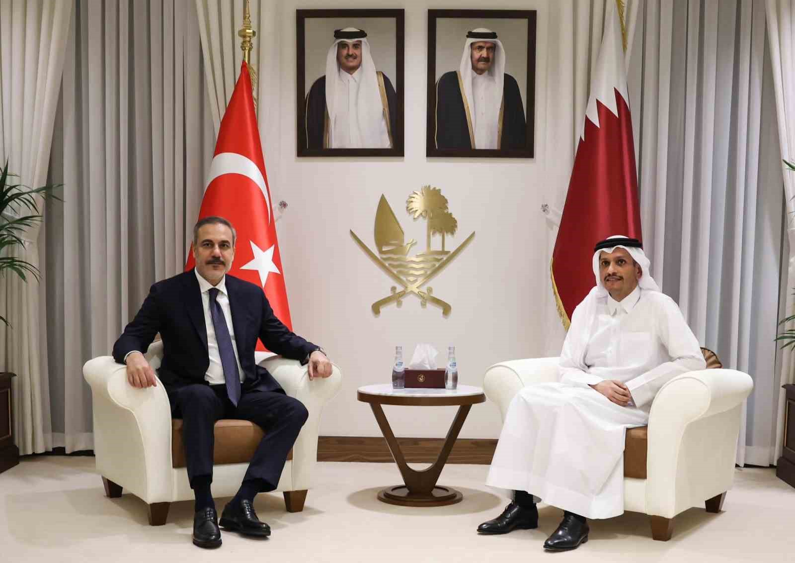 Dışişleri Bakanı Hakan Fidan, Katar Başbakanı ve Dışişleri Bakanı Mohammed