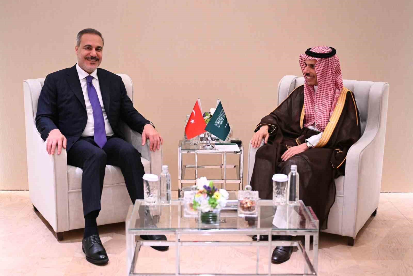 Dışişleri Bakanı Hakan Fidan, Suudi Arabistan Dışişleri Bakanı Prens Faysal
