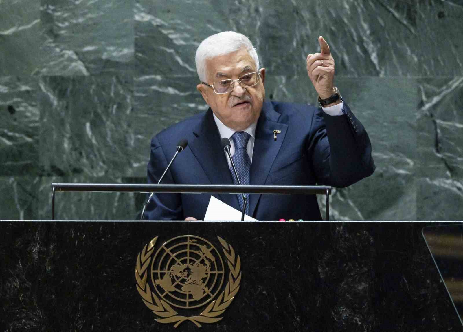 Filistin Devlet Başkanı Mahmud Abbas, Birleşmiş Milletler Güvenlik Konseyi’nde (BMGK)