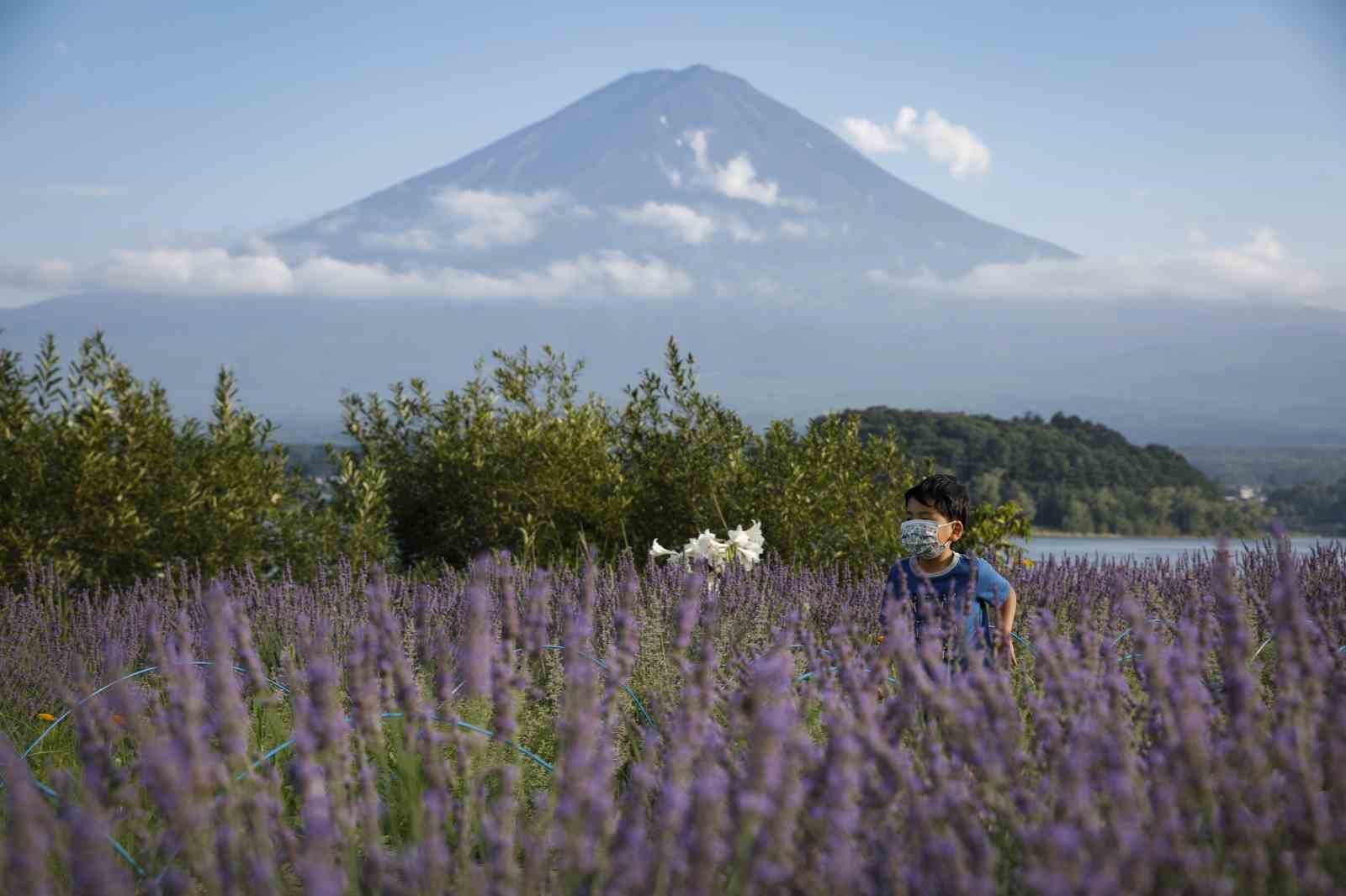 Japonya’nın en yüksek dağı olan Fuji Dağı’nın fotoğraflarını çekmek isteyen