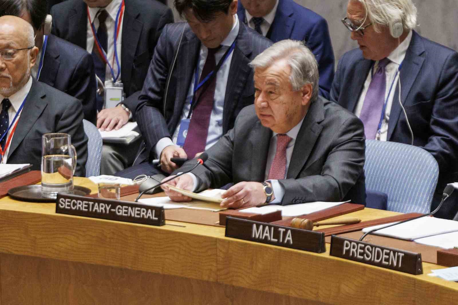 Birleşmiş Milletler (BM) Genel Sekreteri Antonio Guterres, İsrail’in Refah’a planladığı