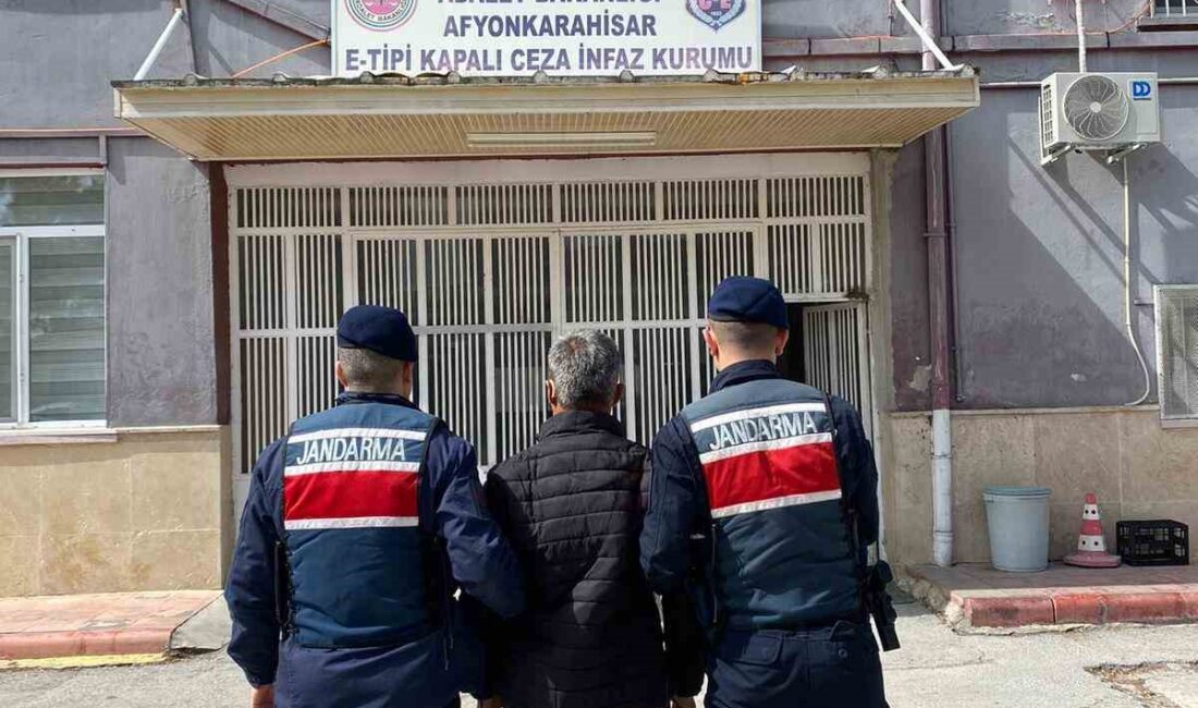 Afyonkarahisar’da hırsızlık suçundan 4 yıl hapis cezası ile aranan şahıs