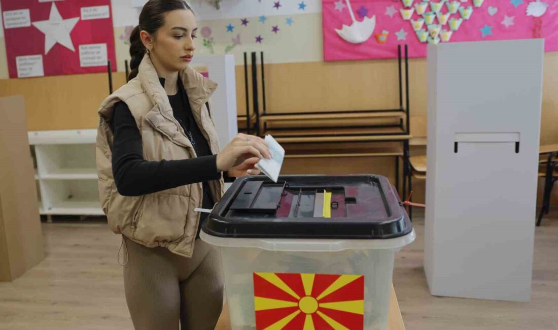 Balkan ülkesi Kuzey Makedonya’da dün düzenlenen cumhurbaşkanlığı seçiminin ilk sonuçlarına