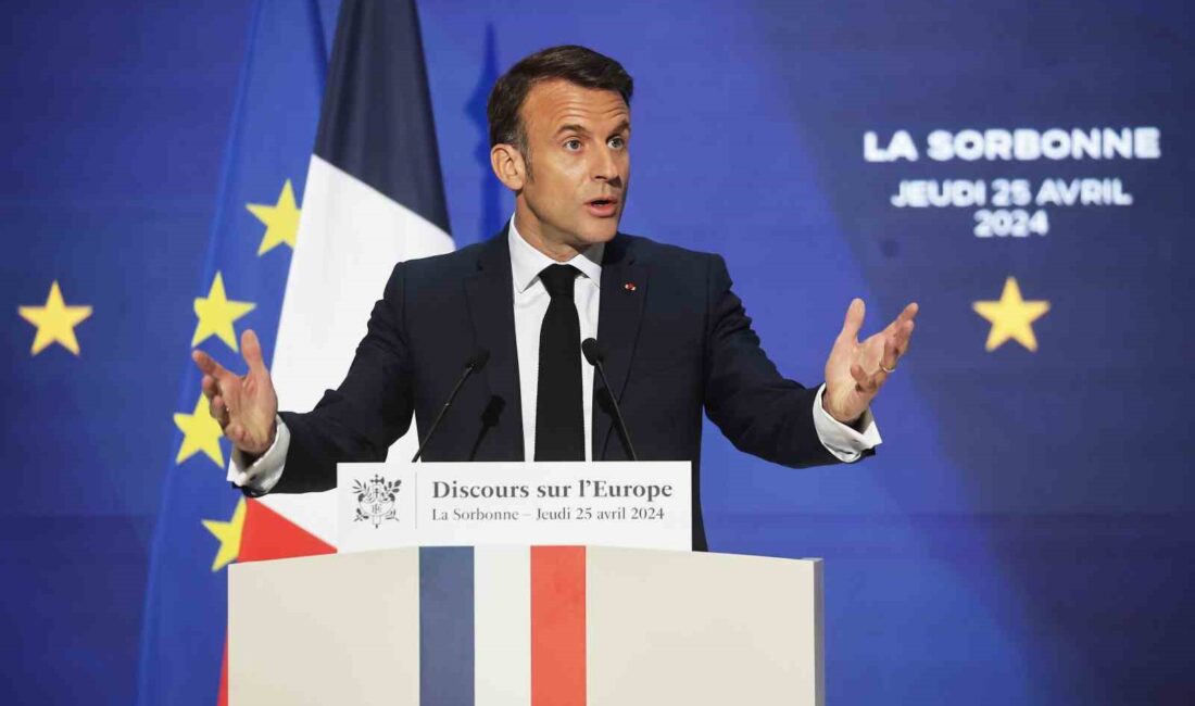 Fransa Cumhurbaşkanı Emmanuel Macron, Avrupa’nın “güvenilir” bir savunma stratejisi oluşturması