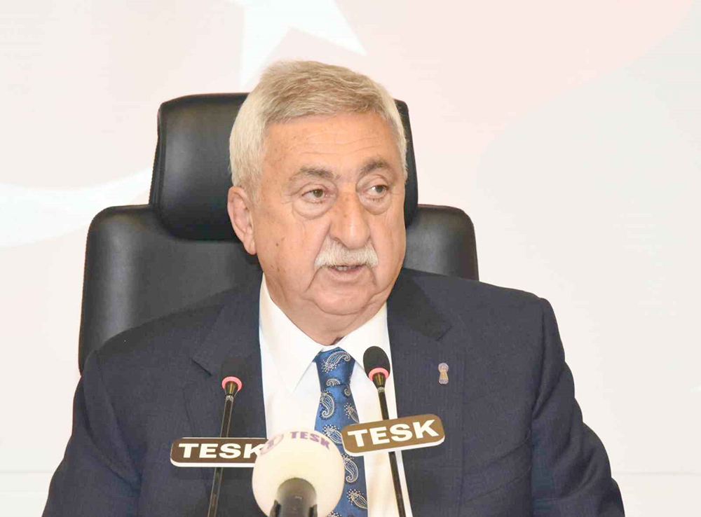 Türkiye Esnaf ve Sanatkarları Konfederasyonu (TESK) Genel Başkanı Bendevi Palandöken,