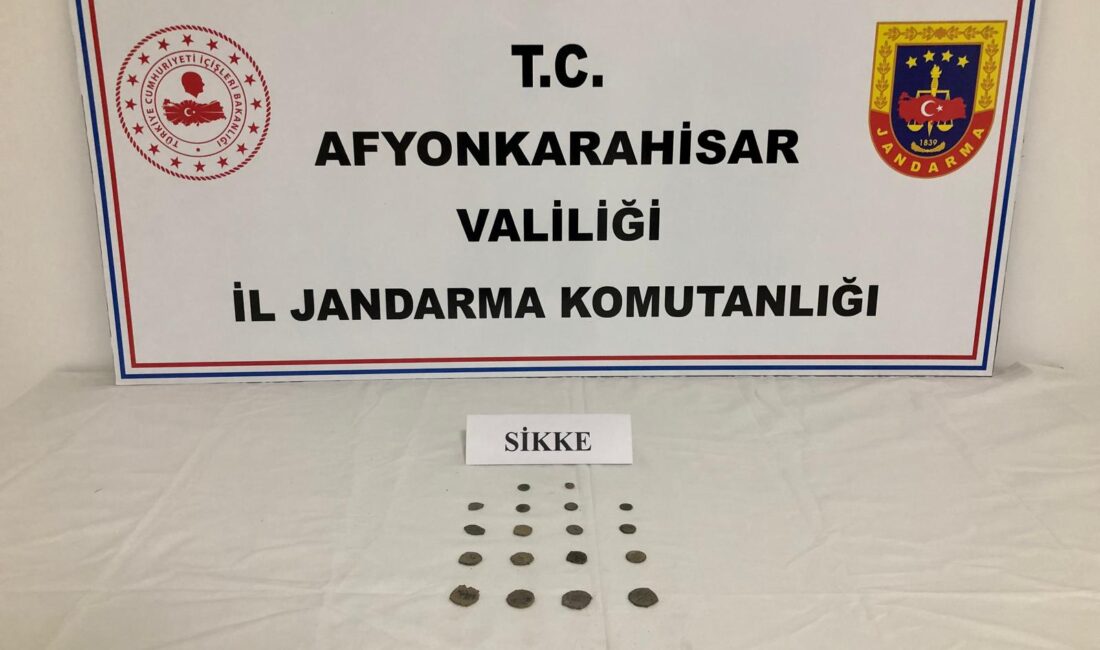 Afyonkarahisar’da jandarma ekipleri tarafından Susuz beldesinde yakalanan O.A. isimli şahısta
