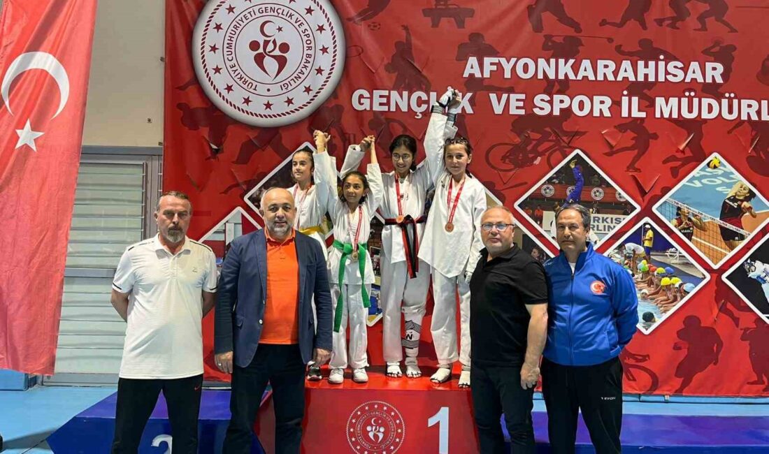 Afyonkarahisar, 23 Nisan Egemenlik Haftası coşkusunu Taekwondo İl Şampiyonası’yla doruğa