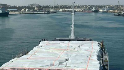 Türkiye’den 3 bin 774 ton insani yardım malzemesiyle Gazze için