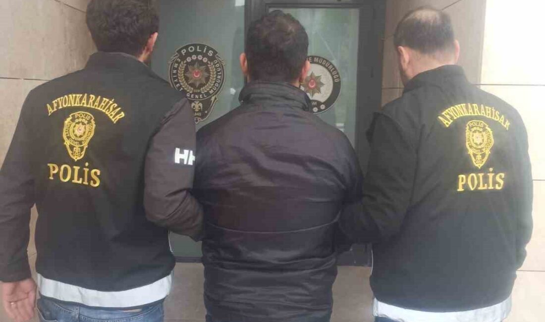 Afyonkarahisar’da hakkında 3 farklı dosyadan 2 yıl 2 ay 20
