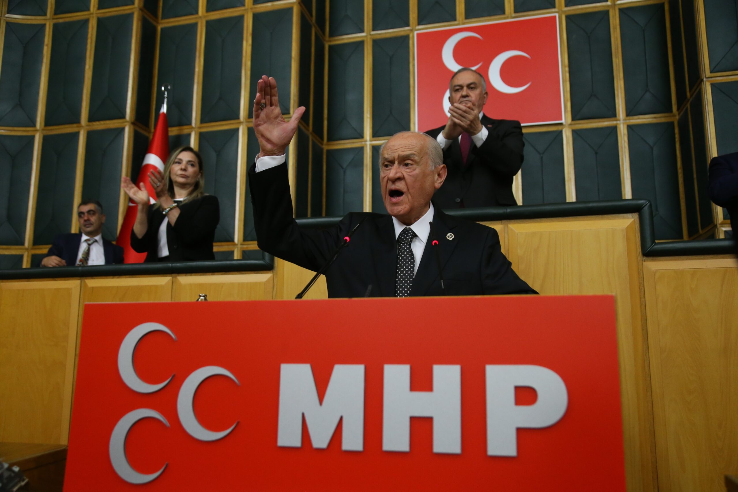 MHP Genel Başkanı Devlet Bahçeli grup toplantısında partililerine hitap etti.