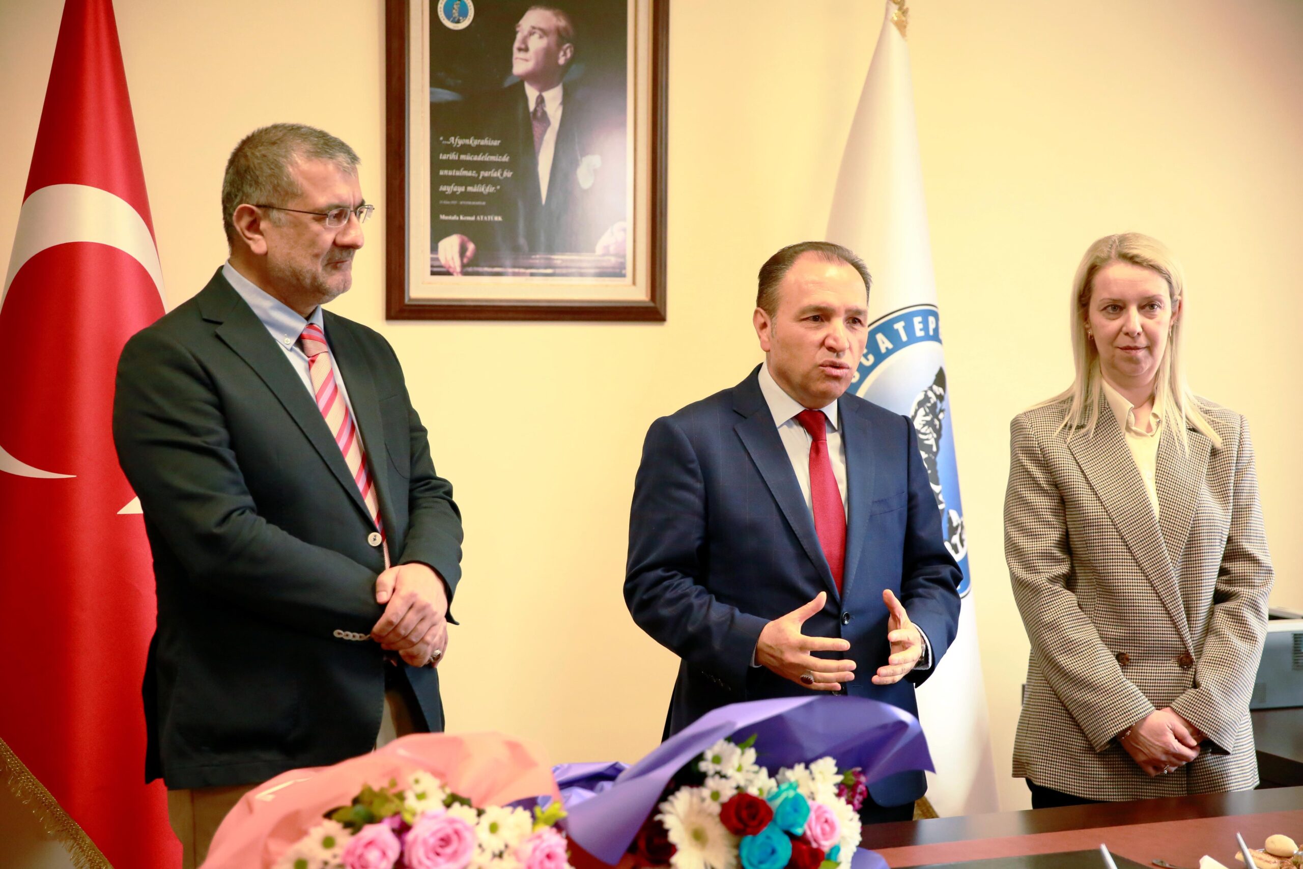 Afyon Kocatepe Üniversitesi (AKÜ) Güzel Sanatlar Fakültesi (GSF) Dekanlığında düzenlenen