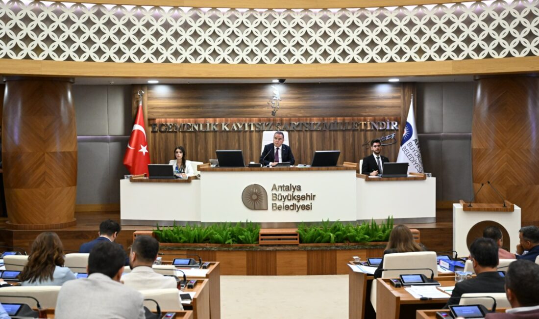 Antalya Büyükşehir Belediyesi Mayıs ayı devam meclisi toplantısında, Antalya Büyükşehir