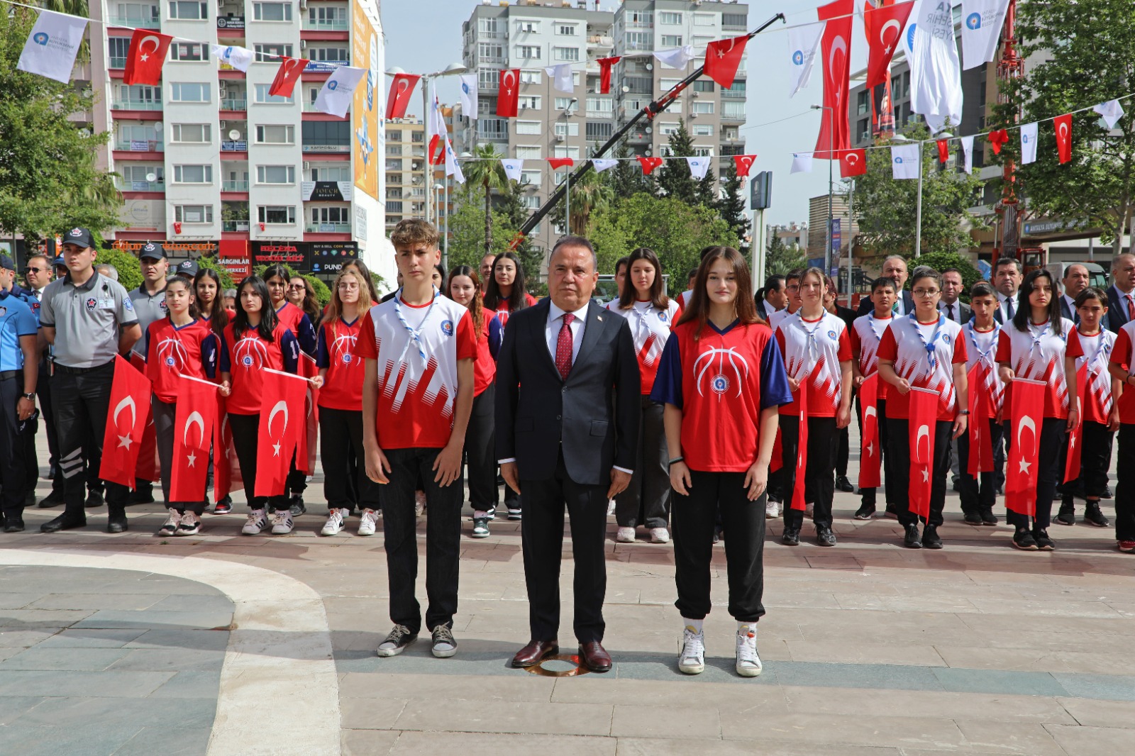 Antalya Büyükşehir Belediye Başkanı Muhittin Böcek, 19 Mayıs Atatürk’ü Anma,