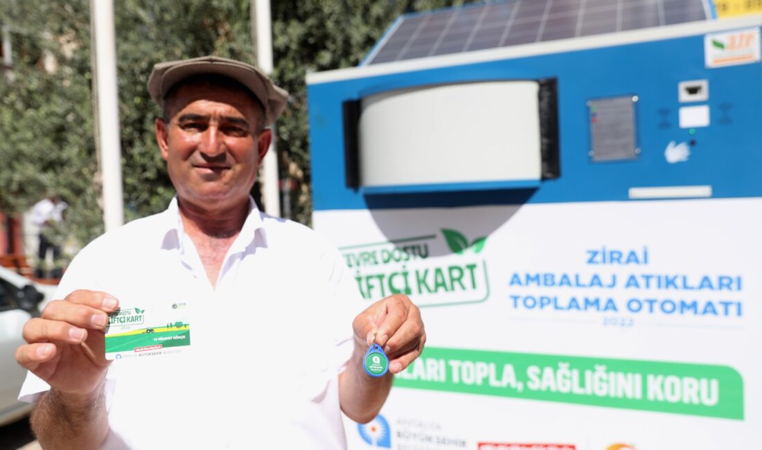 Antalya Büyükşehir Belediyesi’nin zirai ilaç ambalaj atık sorununu çözüme kavuşturmak