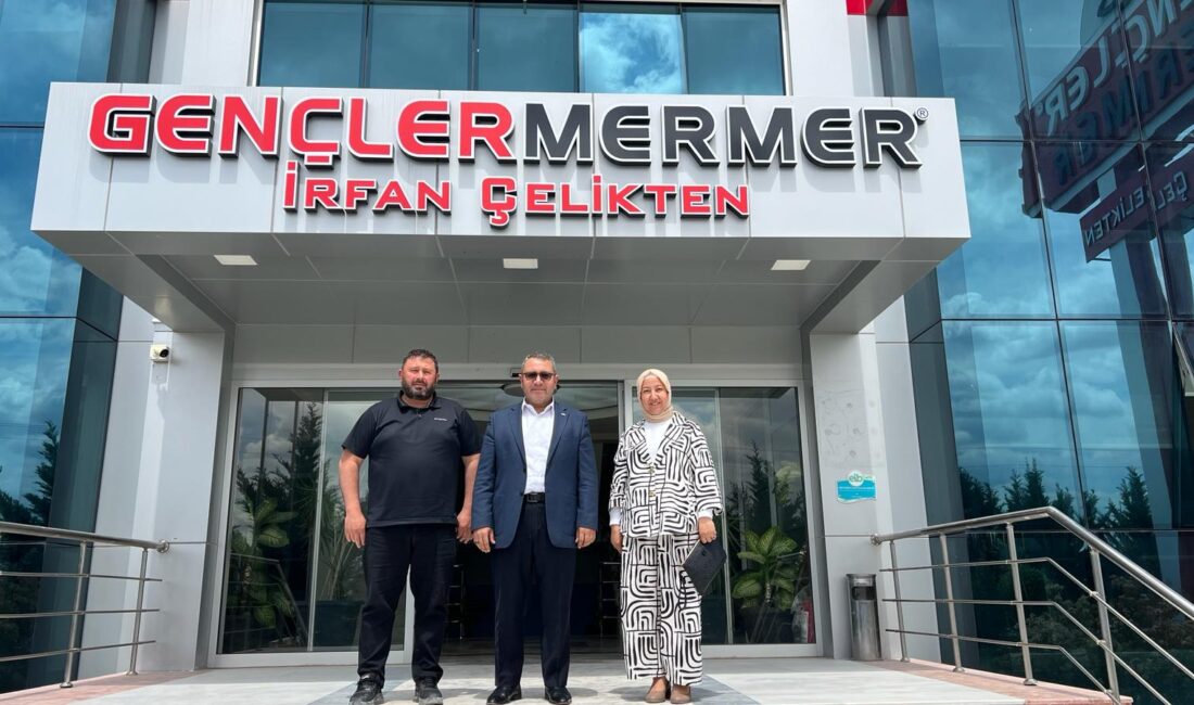 İscehisar Belediye Başkanı Seyhan Kılınçarslan, Gençler Mermer Yönetim Kurulu Başkanı