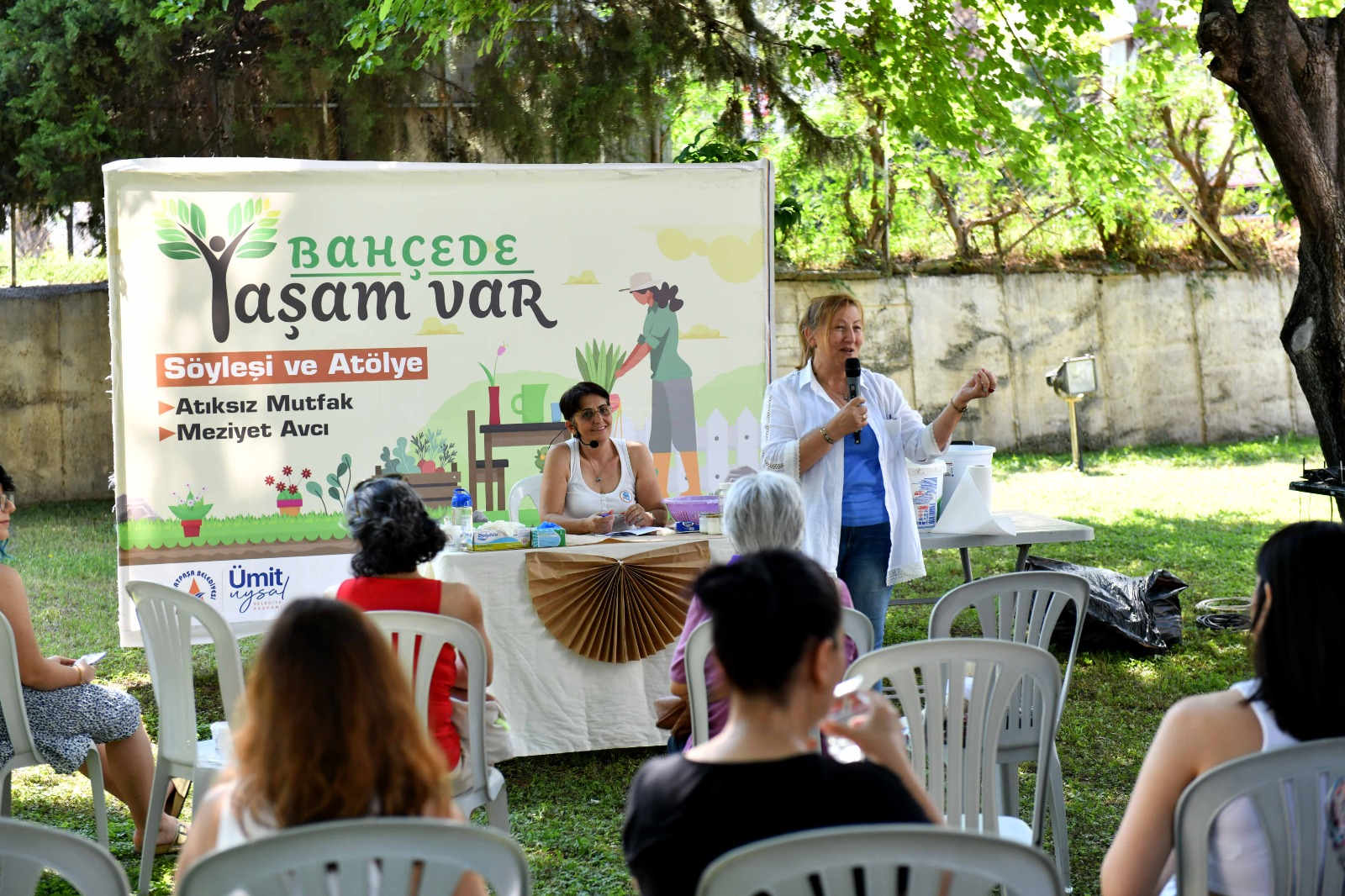 Antalya’da Muratpaşa Belediyesi’nin ‘Bahçede Yaşam Var’ etkinlik dizisi “Gıda Saklama