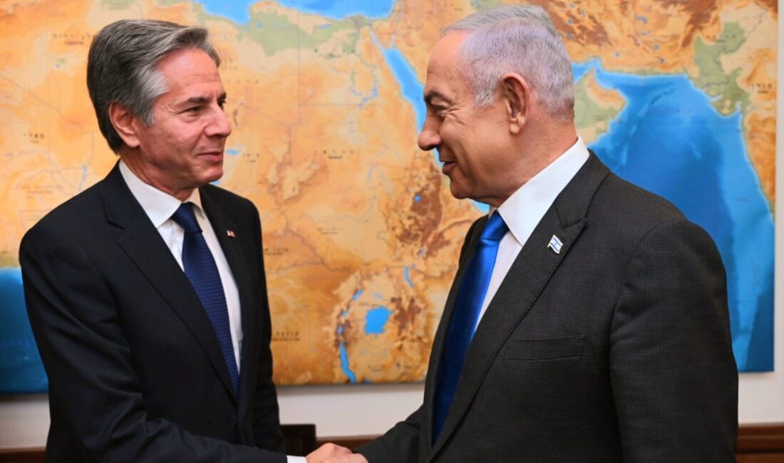 ABD Dışişleri Bakanı Antony Blinken, İsrail Başbakanı Binyamin Netanyahu ile