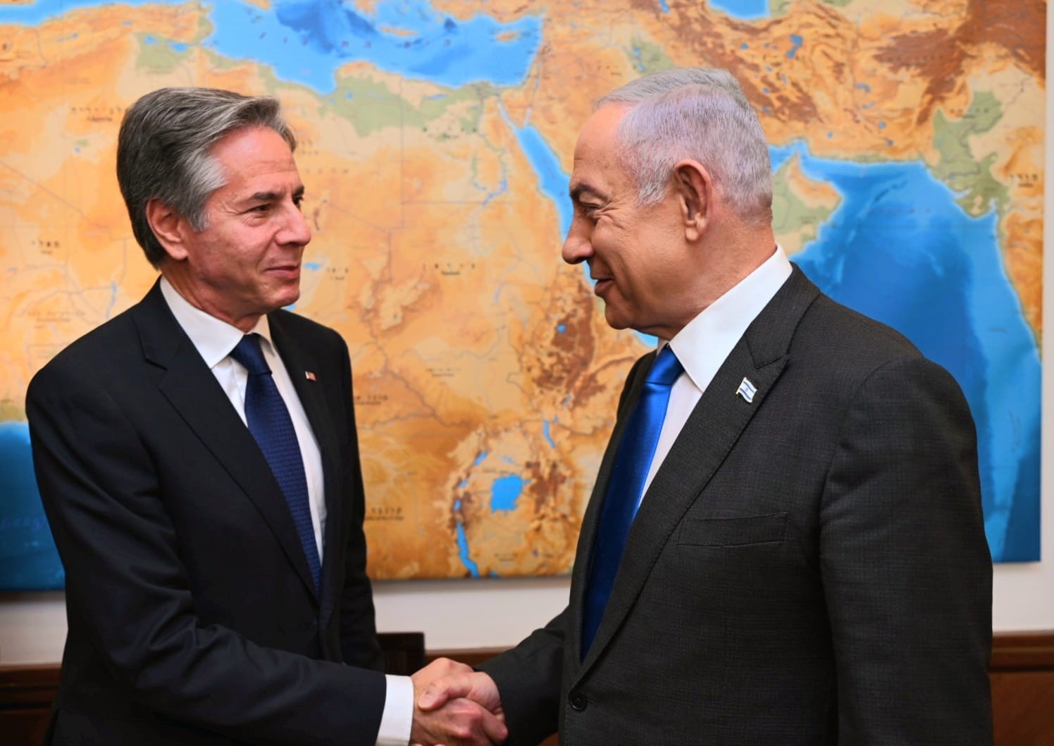 ABD Dışişleri Bakanı Antony Blinken, İsrail Başbakanı Binyamin Netanyahu ile