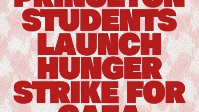 ABD’nin New Jersey eyaletinde bulunan Princeton Üniversitesi’nde Filistin yanlısı gösterilere