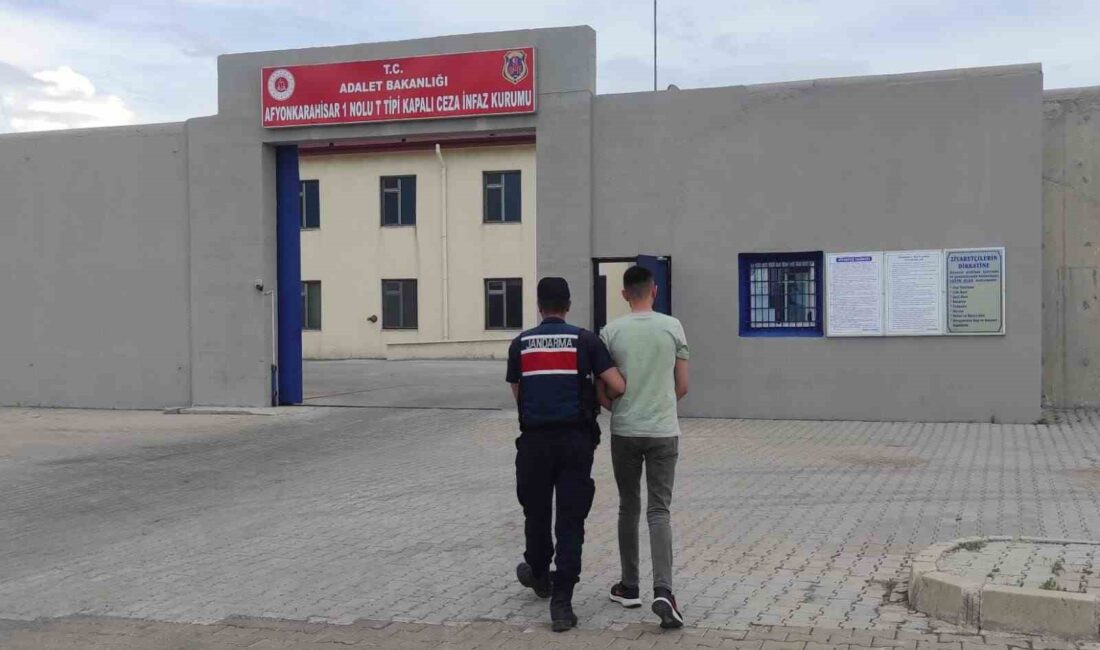 Afyonkarahisar’da 6 yıl 1 ay 2 gün hapis cezası bulunan