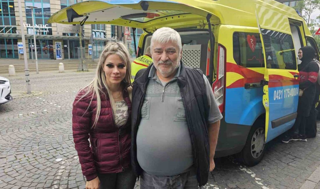 ALMANLARIN 1 AY ÖMÜR BİÇTİĞİ KADIN TEDAVİ İÇİN TÜRKİYE’YE GÖNDERİLDİ