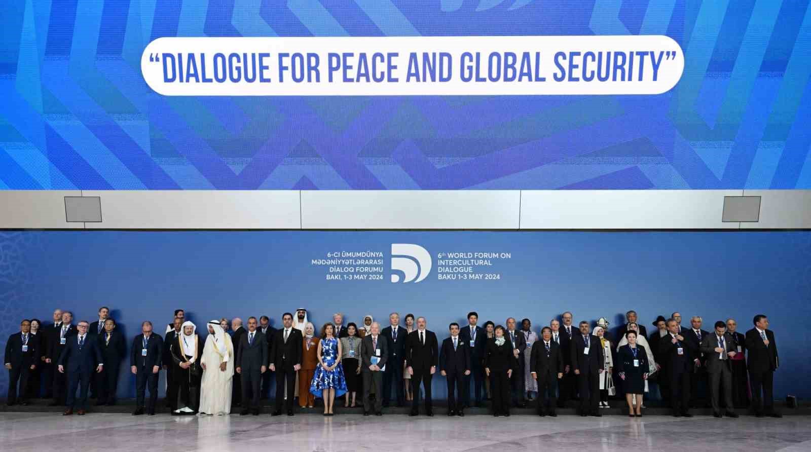 AZERBAYCAN'IN BAŞKENTİ BAKÜ’DE DÜZENLENEN 6. DÜNYA KÜLTÜRLERARASI DİYALOG FORUMU, RESMİ