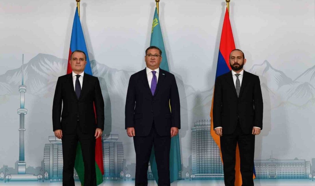 AZERBAYCAN VE ERMENİSTAN DIŞİŞLERİ BAKANLARI KAZAKİSTAN’DA GÖRÜŞTÜ