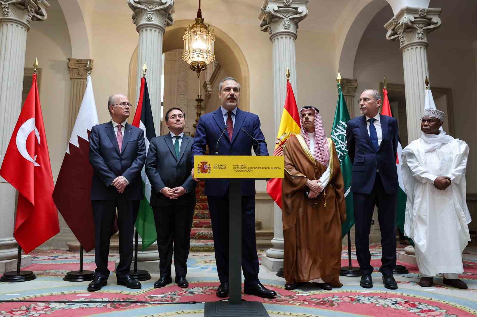 Dışişleri Bakanı Hakan Fidan, Madrid’de düzlenen basın toplantısında, “diğer Avrupa