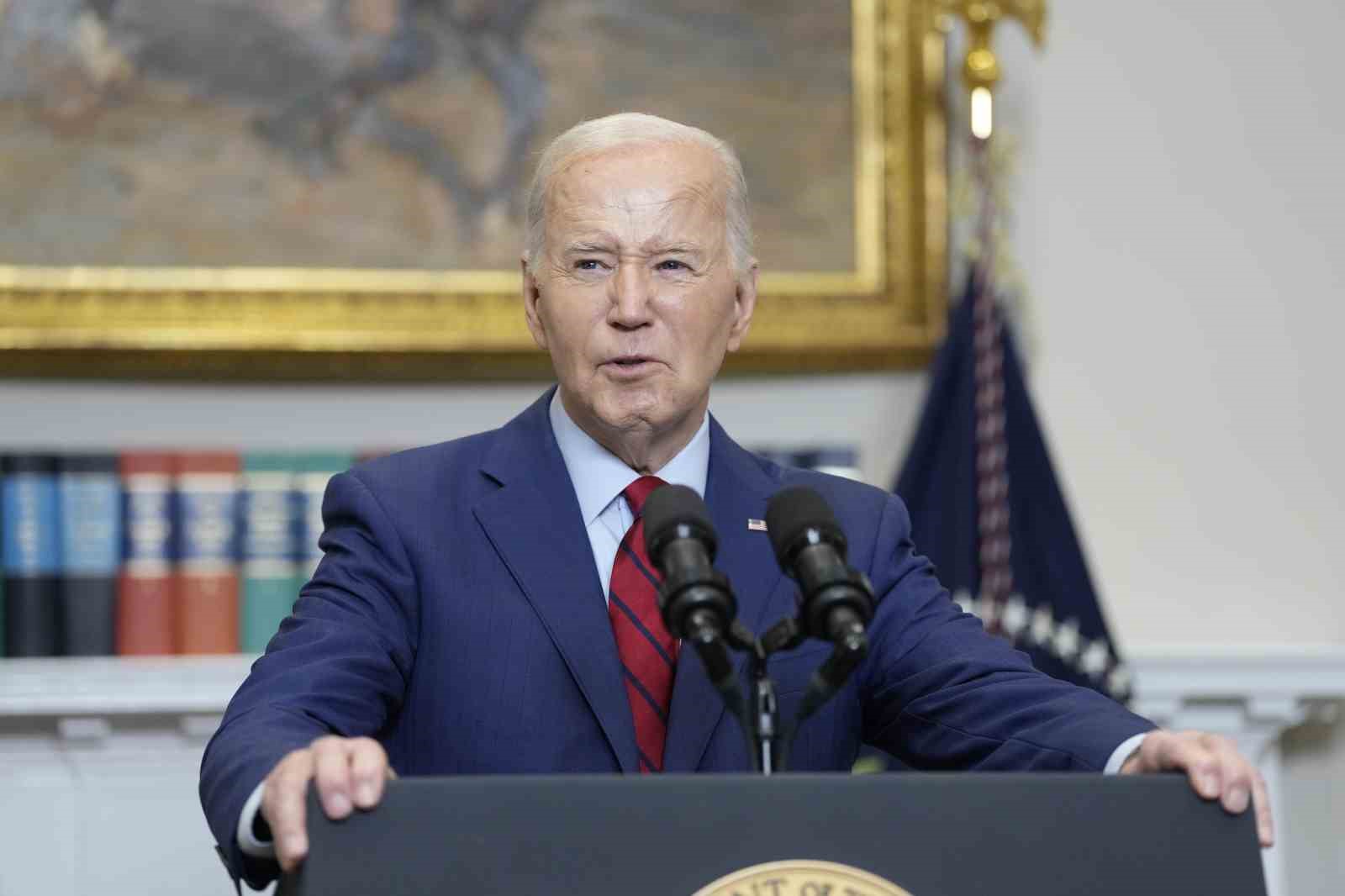 ABD Başkanı Joe Biden, üniversitelerde devam eden Filistin’e destek gösterileri