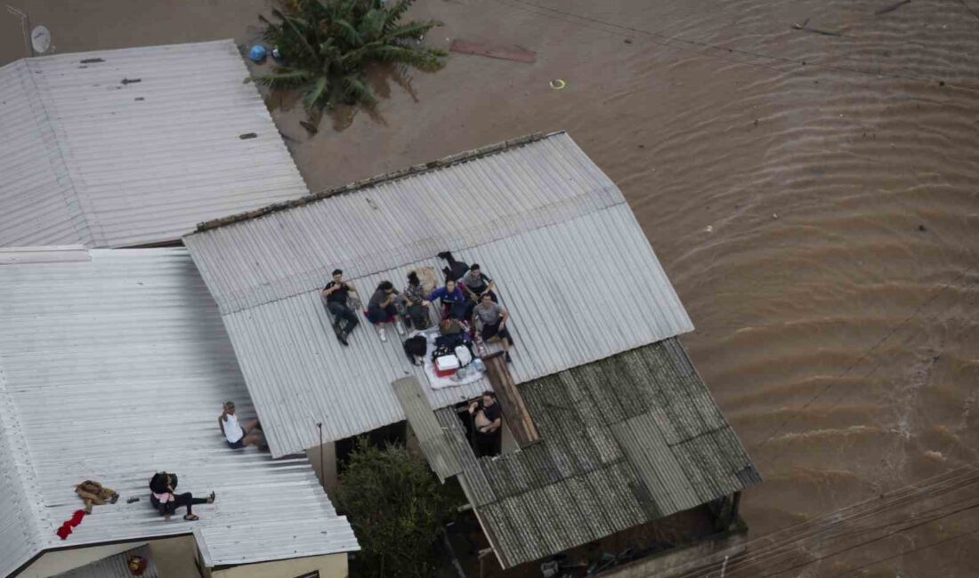 Brezilya’nın güneyindeki Rio Grande do Sul eyaletinde meydana gelen sel