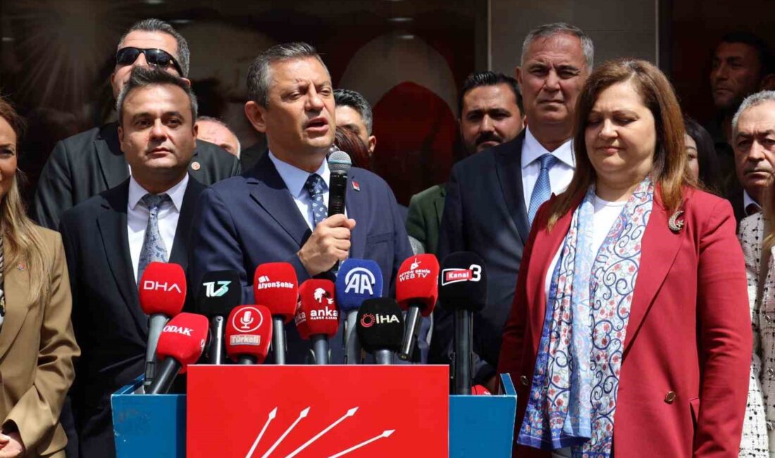 CHP GENEL BAŞKANI ÖZEL, AÇIKLAMALARDA BULUNDU