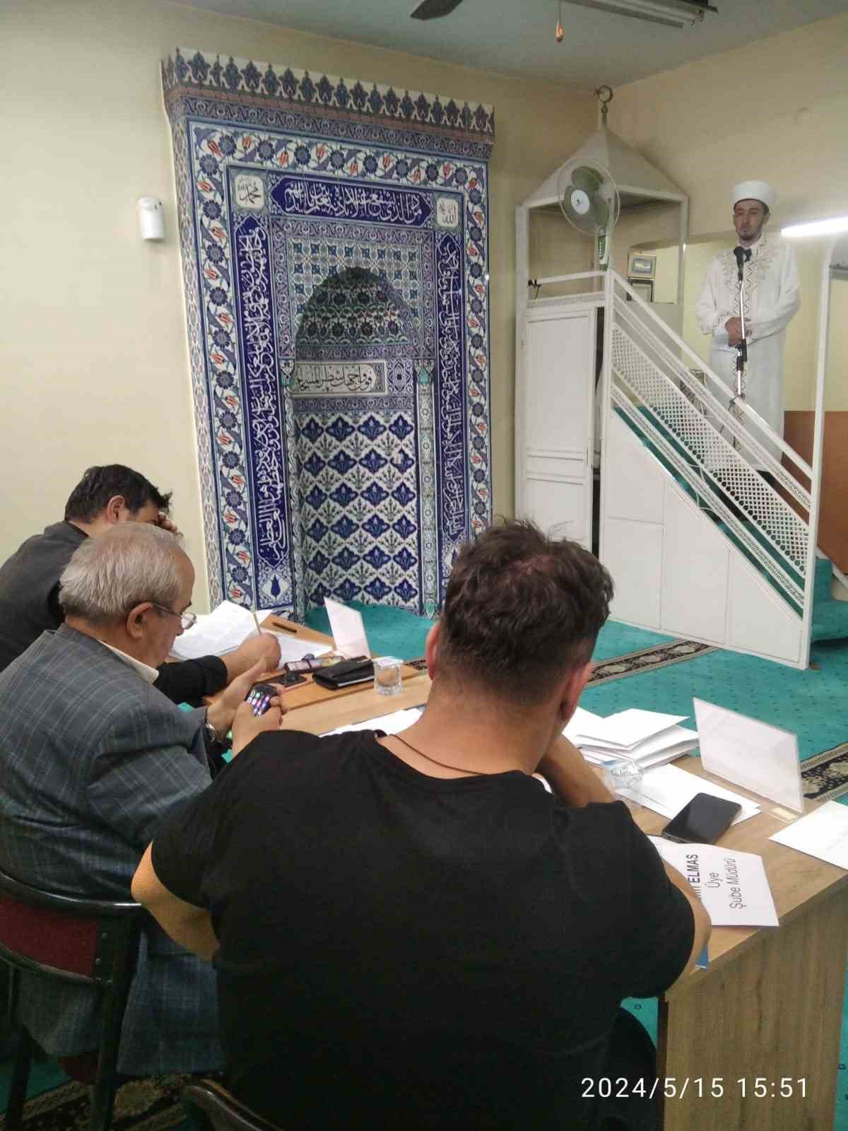 Afyonkarahisar’da Diyanet İşleri Başkanlığı tarafından düzenlenen ‘Etkili Hutbe Sunumu, Ezan