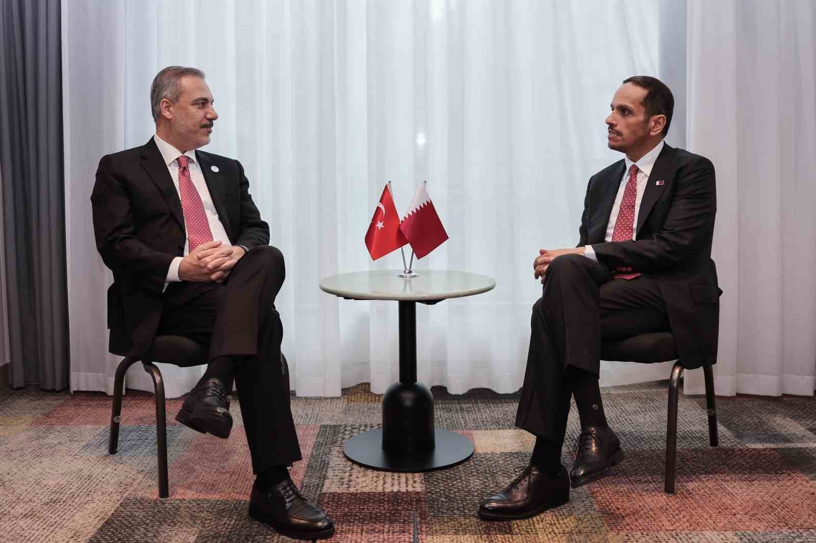 Dışişleri Bakanı Hakan Fidan, Belçika’da Katar Başbakanı ve Dışişleri Bakanı