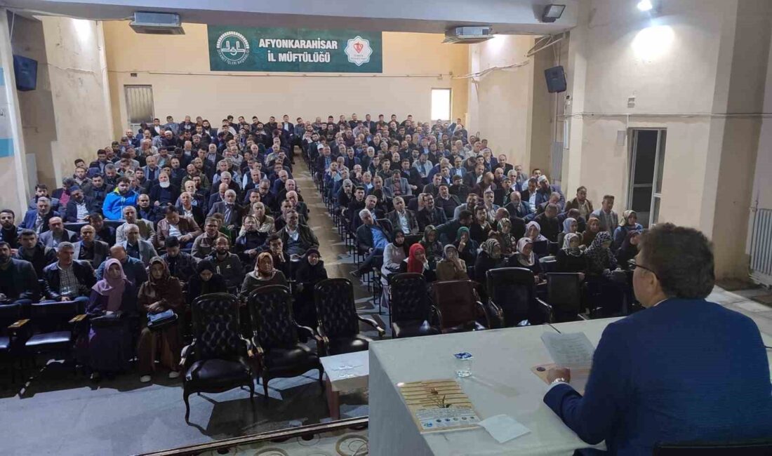 Afyonkarahisar Müftülüğü tarafından personellere yönelik yaz Kur’an kursları semineri, müftülük