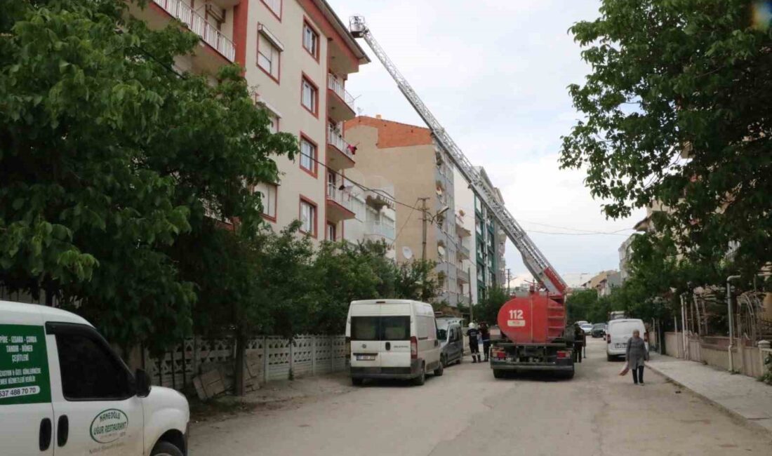 Afyonkarahisar’daki bir lokantanın bacasında çıkan yangın kısa süreli paniğe neden