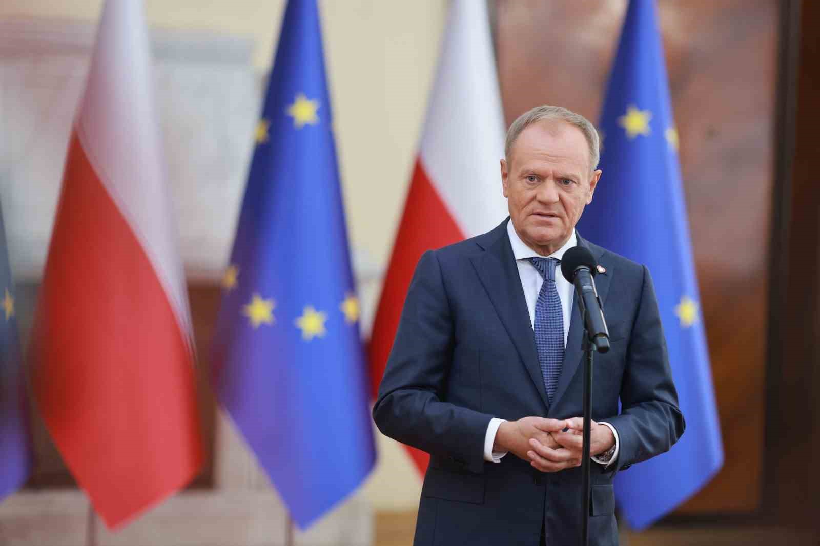Polonya Başbakanı Donald Tusk ülkesinin yüzbinlerce Ukrayna ve Belaruslu sığınmacı