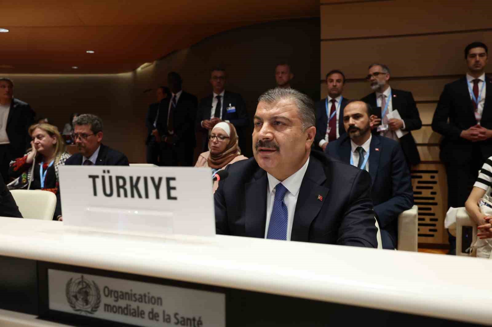 Sağlık Bakanı Dr. Fahrettin Koca, Birleşmiş Milletler 77. Dünya Sağlık
