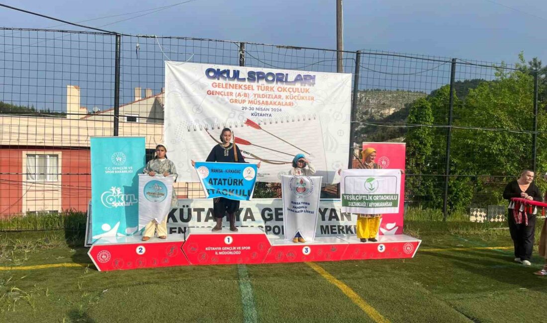 “Okul Sporları Geleneksel Türk Okçuluğu Grup Birinciliği” müsabakalarında yıldız kız