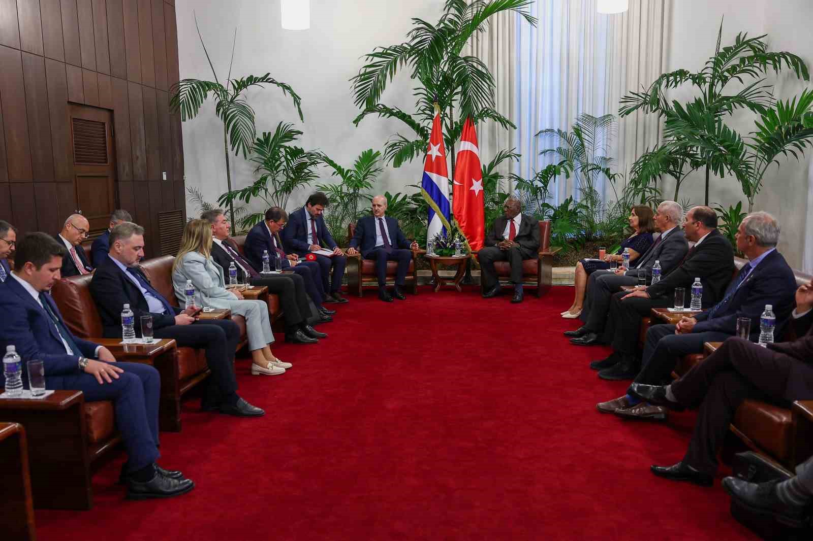 TBMM Başkanı Numan Kurtulmuş, Küba’ya gerçekleştirdiği resmi ziyaret kapsamında Küba