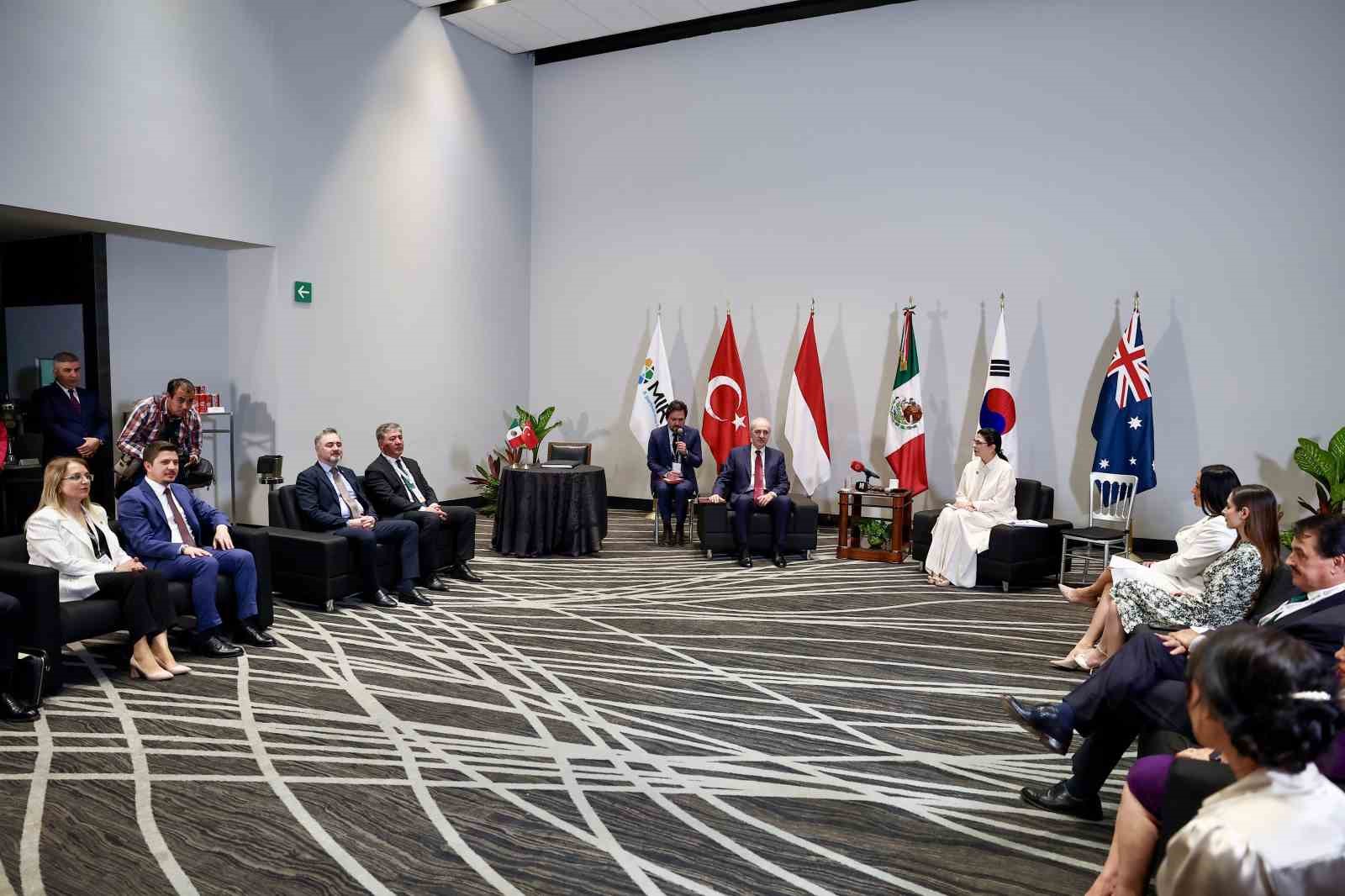 TBMM Başkanı Numan Kurtulmuş, Meksika’nın başkenti Mexico City’de Meksika Temsilciler